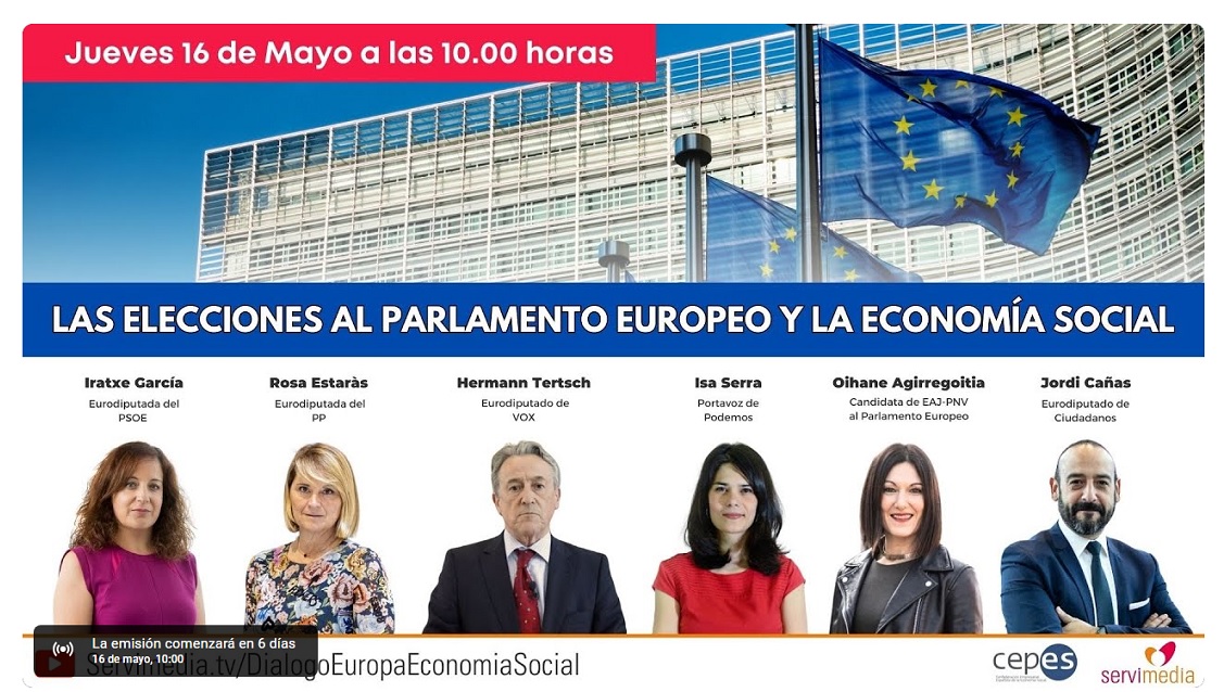 Debate electoral sobre Economía Social en clave europea, organizado por CEPES y Servimedia